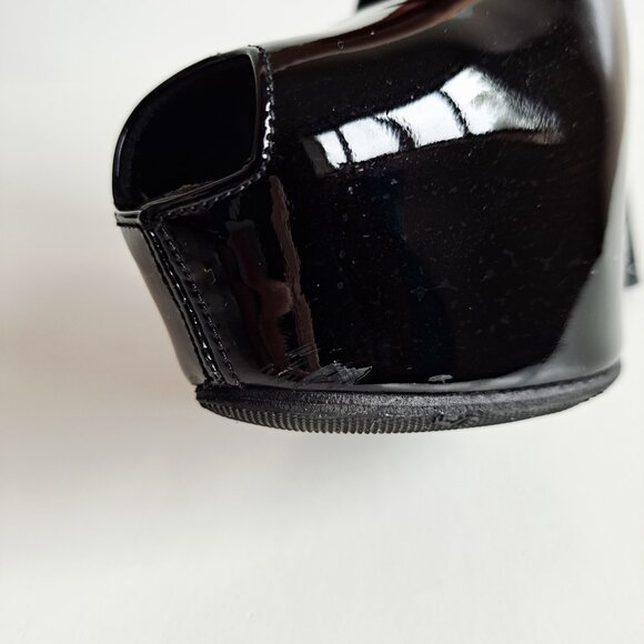 Louis Vuitton Black Leather Platform Oh Really! Peep Toe Pumps Size 36 - Picture 7 of 16